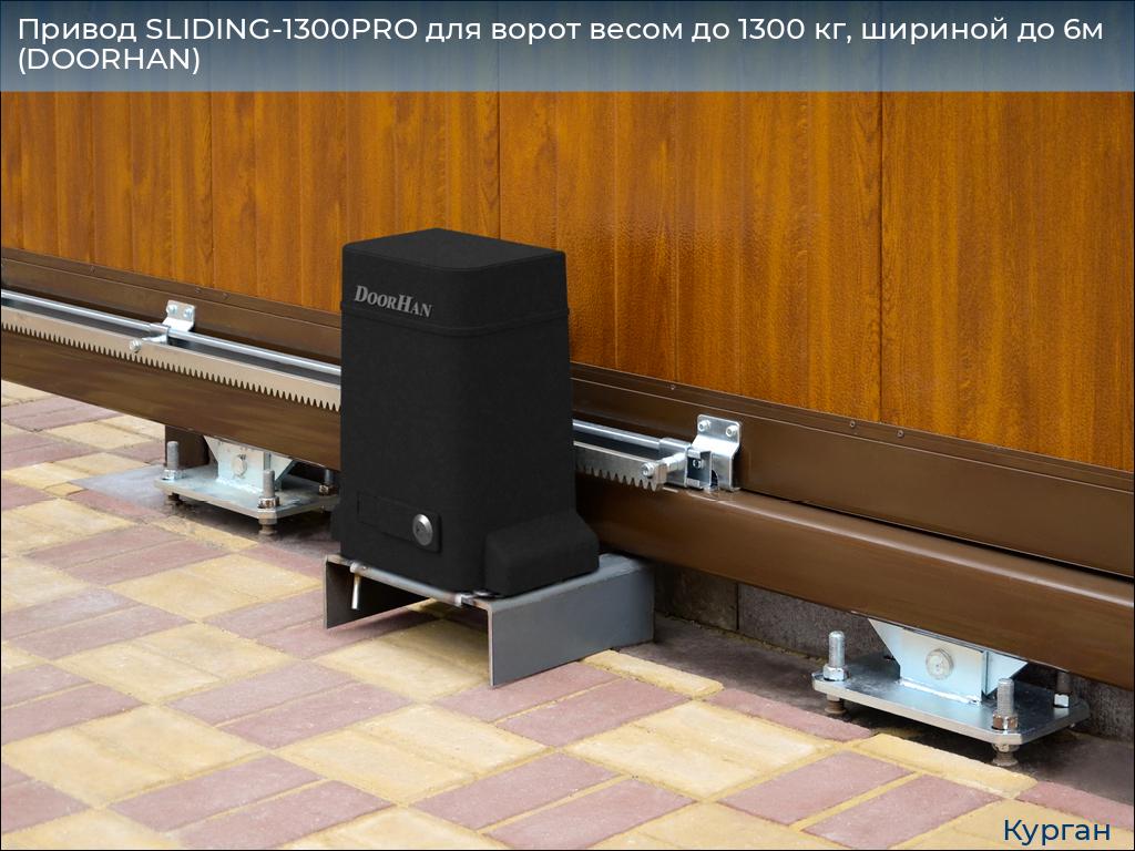 Привод SLIDING-1300PRO для ворот весом до 1300 кг, шириной до 6м (DOORHAN), kurgan.doorhan.ru