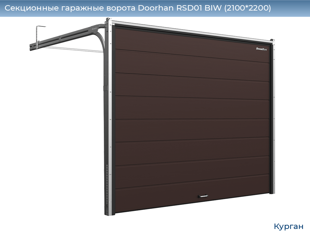 Секционные гаражные ворота Doorhan RSD01 BIW (2100*2200), kurgan.doorhan.ru