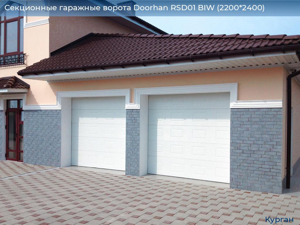 Секционные гаражные ворота Doorhan RSD01 BIW (2200*2400), kurgan.doorhan.ru