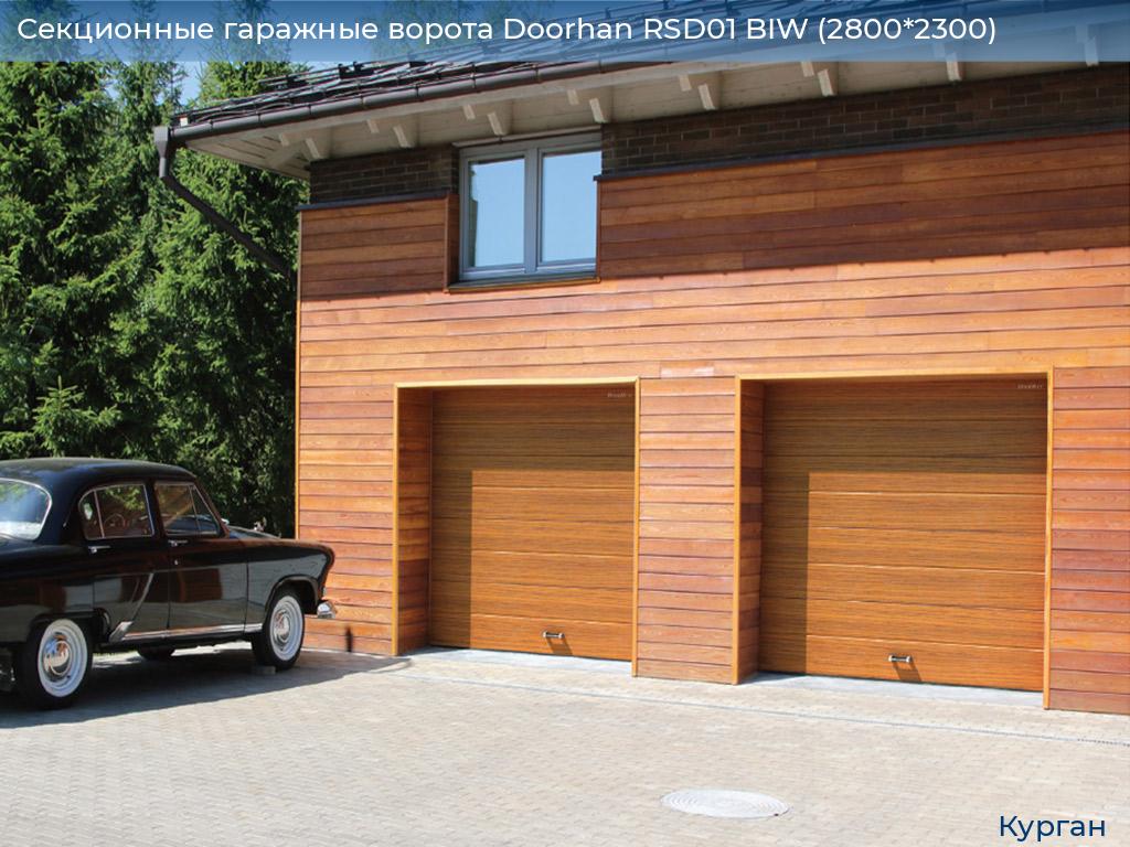Секционные гаражные ворота Doorhan RSD01 BIW (2800*2300), kurgan.doorhan.ru