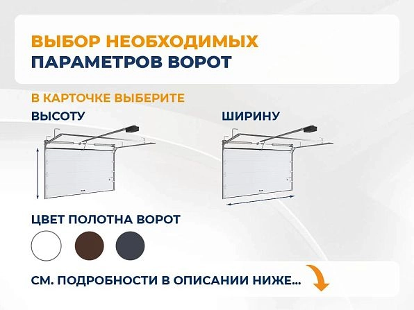 Cекционные ворота 2500х2050 мм белые DoorHan RSD02, kurgan.doorhan.ru